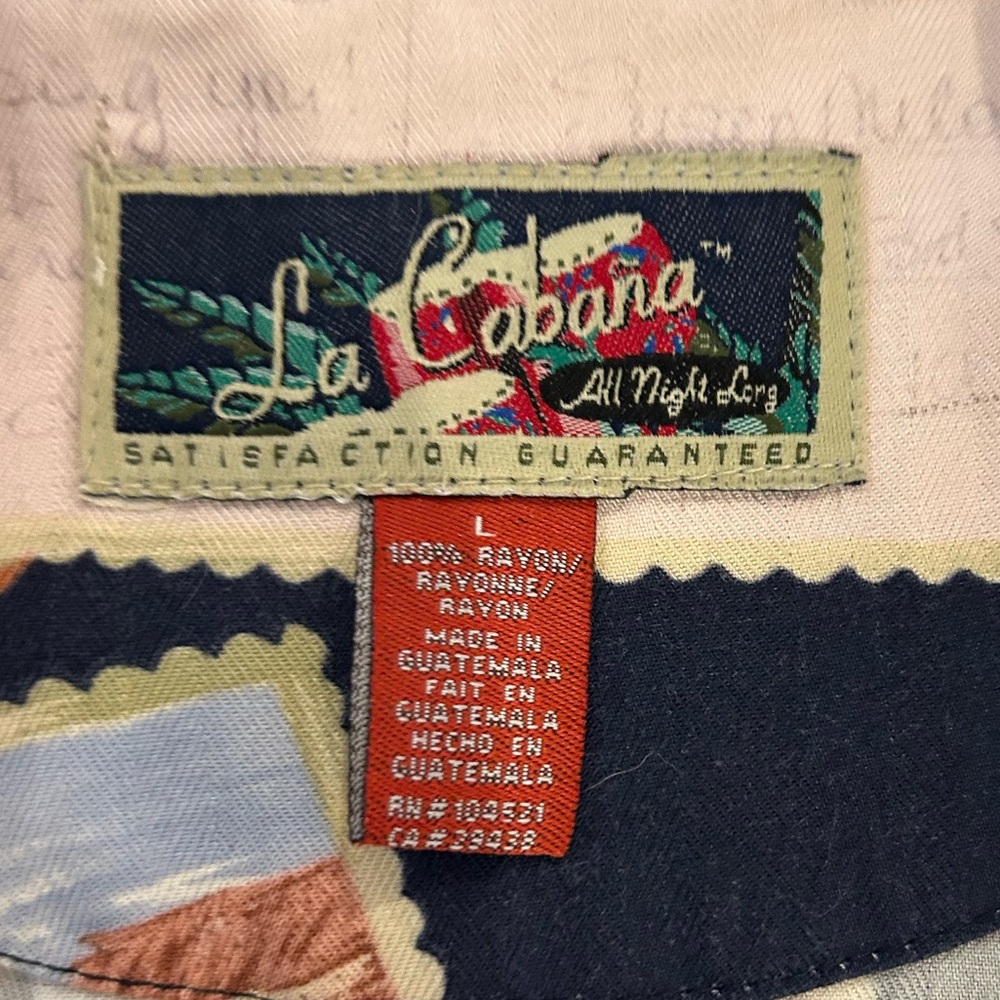 La Cabana Tie Front Blouse w Postcards and Conch Shells - Picture 6 of 14